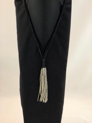 laality-uk-multi-strand-silver-nugget-tassel-necklace-accessories