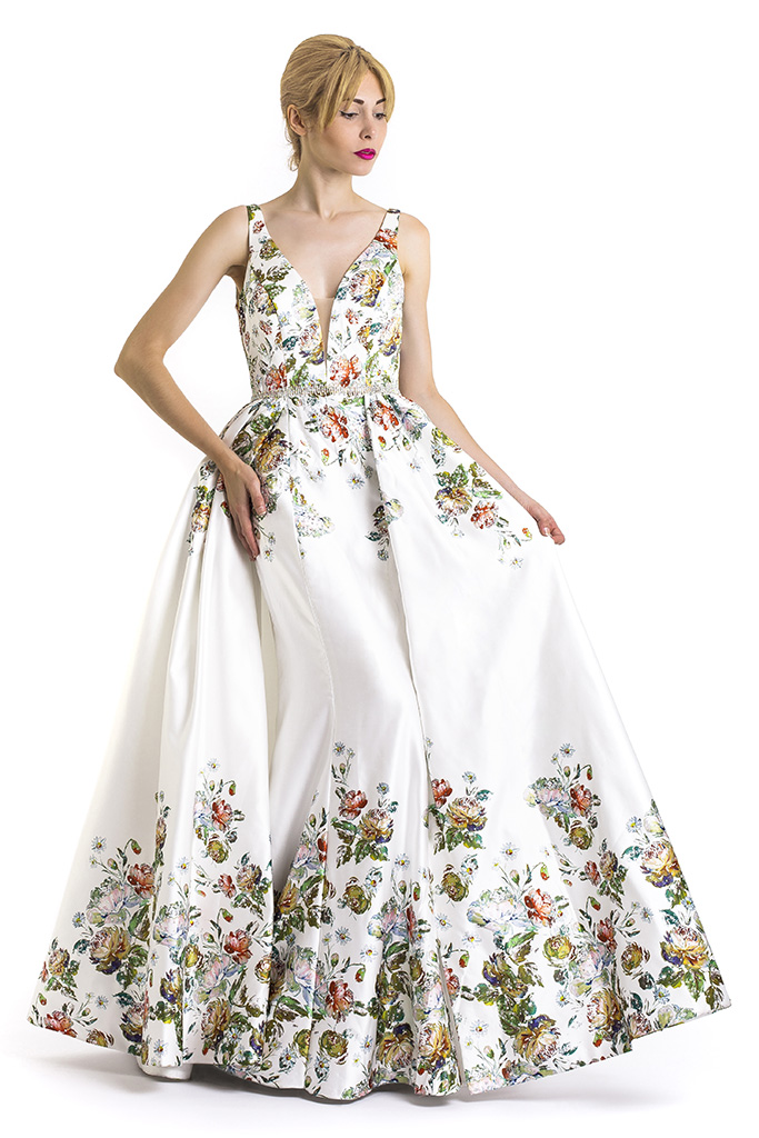 laality uk carrissa floral diamante gown evening gowns
