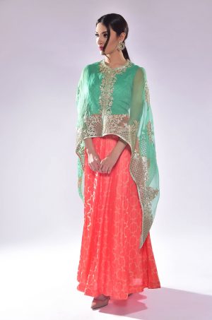 laality-uk-kavita-silk-dress-with-cape-indo-western-online