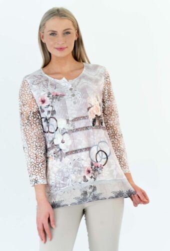 Laality UK Stone Floral Top